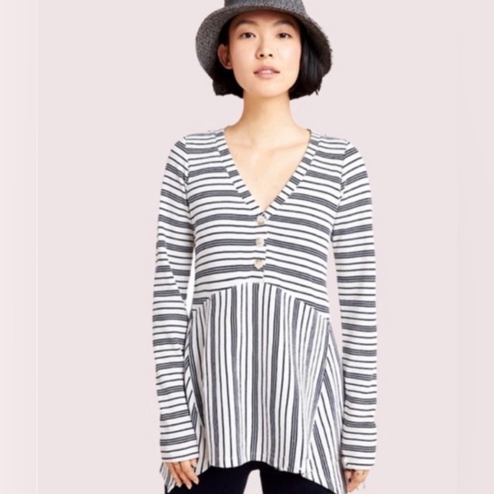 Maeve by Anthropologie Eliza Henley Babydoll Tunic